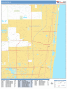 Boca Raton Digital Map Basic Style